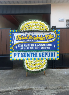 Papan Bunga Duka di Lendang Are